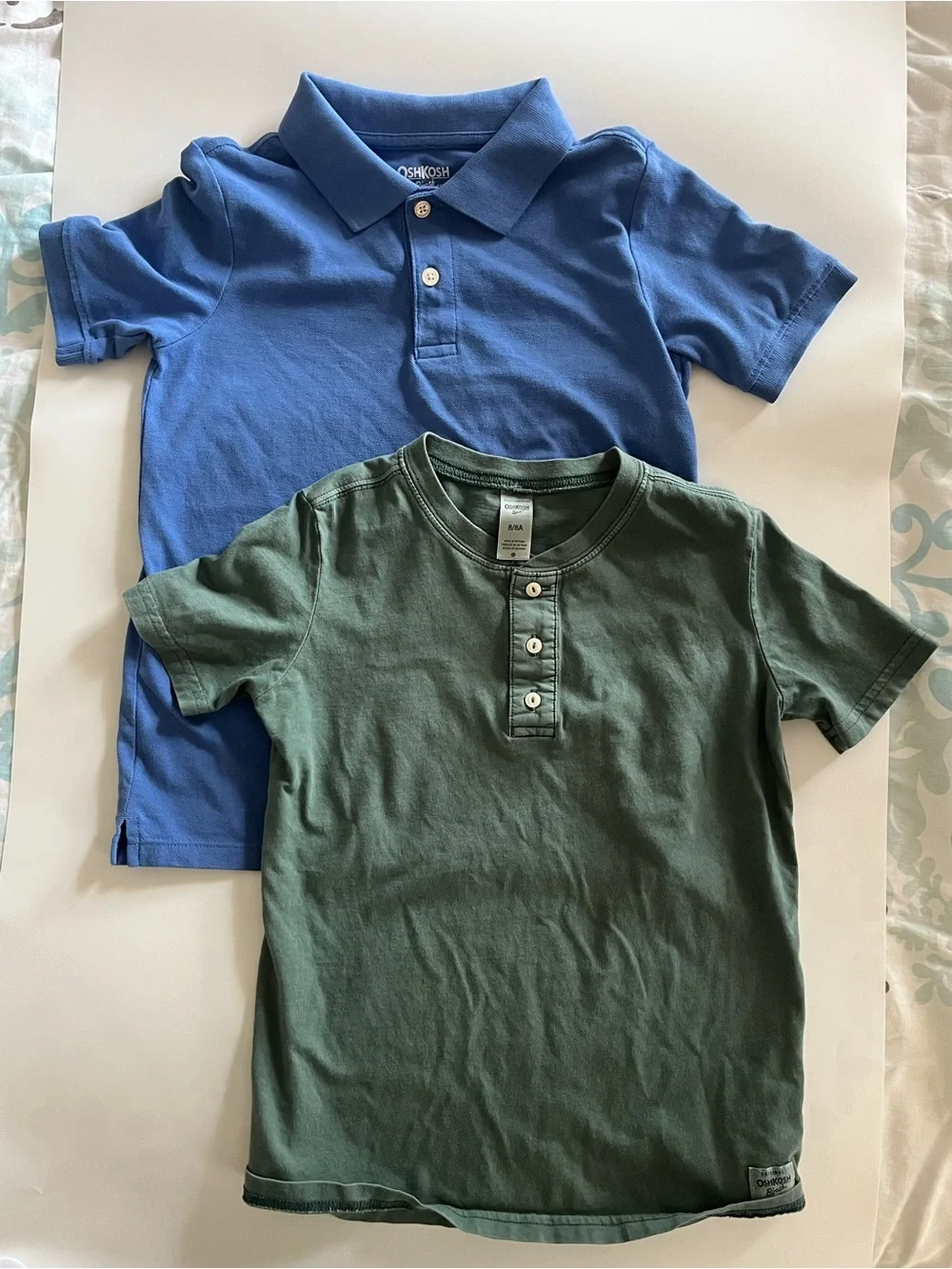Oshkosh Shirts. Set of two. Boy Size 8